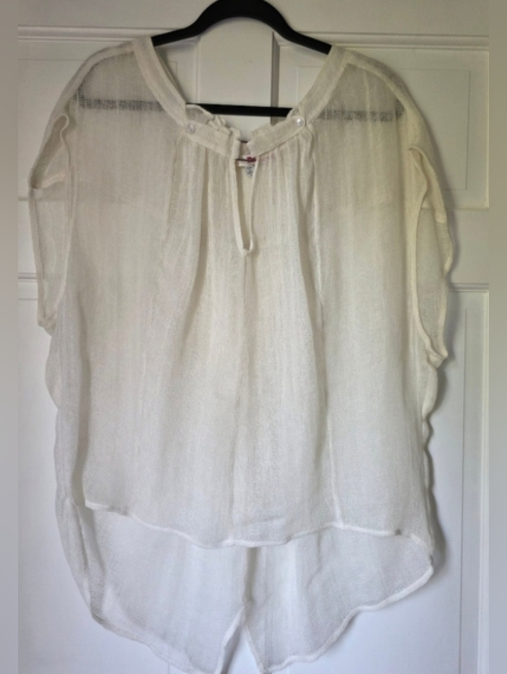 Anthropologie /Tracy Reese Lightweight White Top
